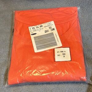 Woman Within Bright Coral Tunic Top